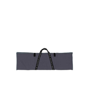 Grey Snow Peak storage bag with black carry handles