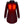 ActionHeat red women's heated parka with faux fur hood and glowing chest heating elements