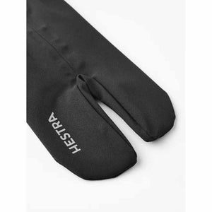 Black Hestra split finger glove liner