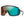 Smith tortoise shell frame sunglasses with large wrap around green and orange mirrored lens