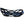 Impacto black rubber ice cleat traction device for footwear