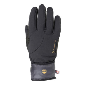 Black Therm-ic winter glove with shield pocket detail on the cuff
