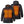 Venture Heat black hooded puffer jacket showing internal heating elements on front and back