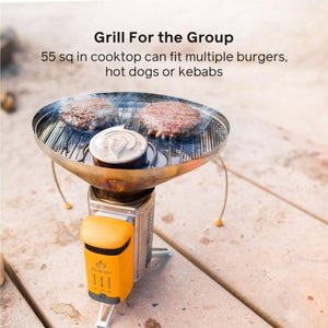 BioLite CampStove Complete Cook Kit - Portable Wood Cooking System