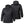 Venture Heat black hooded puffer jacket shown from front and back views