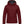FjallRaven dark red hooded winter jacket with front pockets and snap button closure