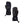 Pair of black Kombi winter mittens with adjustable wrist straps
