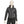 Mannequin wearing a black zip up windbreaker jacket with a high collar
