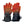 ActionHeat battery heated gloves with glowing red heating elements