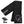 Black Baltimore Ravens heated fleece scarf with ActionHeat battery pack and charging cable