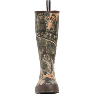 Muck tall rubber boot with Mossy Oak camouflage pattern