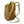 Back view of a tan Thule backpack showing padded shoulder straps and mesh back panel