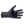 Fired Up X black athletic glove with zipper detail