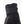 Black work glove wrist cuff with adjustable hook and loop strap