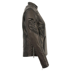 Milwaukee Leather Women's Lightweight Scuba Racer Jacket
