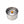 Stainless steel cooking pot with a lid and wooden knob handle