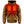 ActionHeat brown zip up hoodie with glowing orange chest heating elements