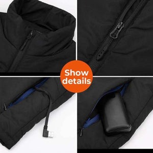 Kemimoto Men's Classs Dual Power Heated Vest