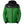 ActionHeat green and black hooded puffer jacket with eagle logo