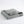 Folded grey fleece blanket with satin trim