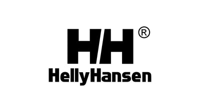 Black Helly Hansen logo with a bold 