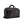 Black Thule duffel bag with top handles and shoulder strap