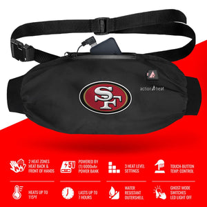 ActionHeat San Francisco 49ers 5V Battery Heated Hand Muff