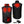 ActionHeat Washington Commanders heated vest showing heating element dimensions and battery pack