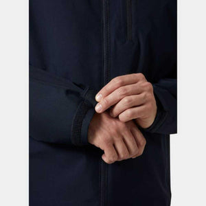Close up of Helly Hansen jacket sleeve with adjustable velcro cuff