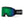 Smith snow goggles with black frame and green mirrored lens