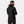 Man wearing a black Helly Hansen hooded jacket from the back