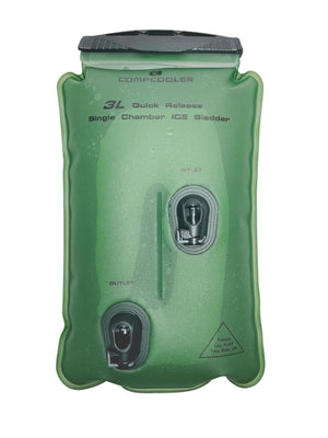 CompCooler 3L single chamber ice bladder with quick release inlet and outlet ports