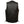 Back view of Milwaukee Leather black leather vest with side lace detailing