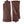 Hestra brown leather gloves showing front and back views