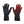 Dr Warm black heated gloves with visible red heating elements and power button on cuff