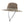 Outdoor Research brown straw fedora hat with a tan band and chin strap