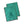 Two green Alphacool microfiber cleaning cloths