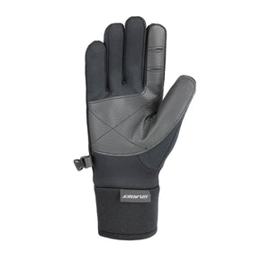 Seirus black glove with textured palm grip and wrist cuff