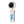 White handheld fan with digital display and Carolina Panthers logo