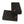 Two black rectangular battery packs with red buttons and indicator lights