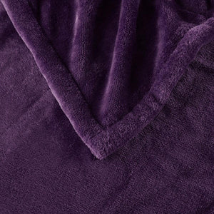 Beautyrest purple plush fleece blanket texture
