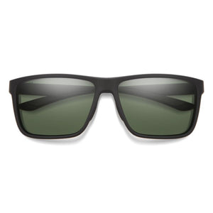 Smith Optics Riptide Sunglasses ChromaPop Polarized Gray Green - Matte Black Frame