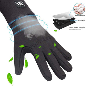 Savior Heat Unisex Electric Rechargeable Battery Heated Winter Warm Glove Liners