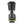 Back view of a black Baffin winter boot with yellow accents and reflective strip