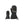 Lenz black heated mittens with adjustable wrist straps and drawcord cuffs
