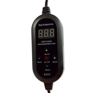 Polar Products Inc digital controller with time on and time off adjustment buttons