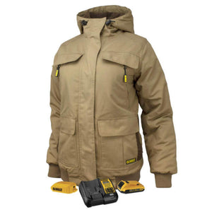 DeWalt Women's Heavy Duty Ripstop Heated Kitted Jacket with Battery