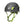 Black Diamond climbing helmet in grey with lime green accents