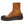 Impacto brown leather lace up work boot with black rubber toe cap