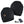 Two black ActionHeat knit beanies with a power bank and USB charging cable
